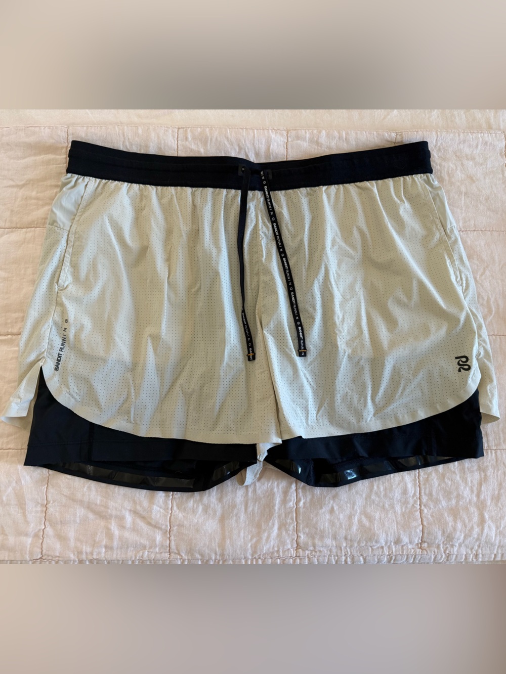 NWOT Bandit Men's Vento™ 2-in-1 Run Short - Champagne - XL - Picture 5 of 6